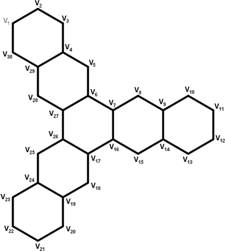 Starphene structure for n = 3 , m = 3 and l = 3 .