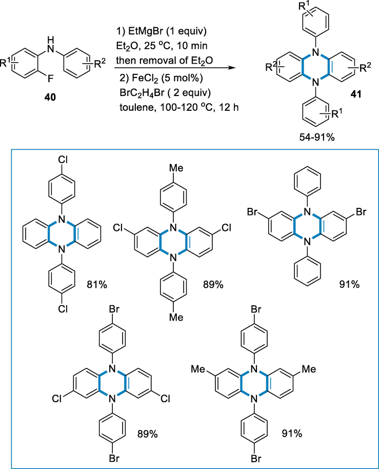 Synthesis of DADHP by tandem intramolecular C − F amination.