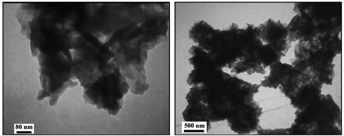 TEM images of PDC-COF.