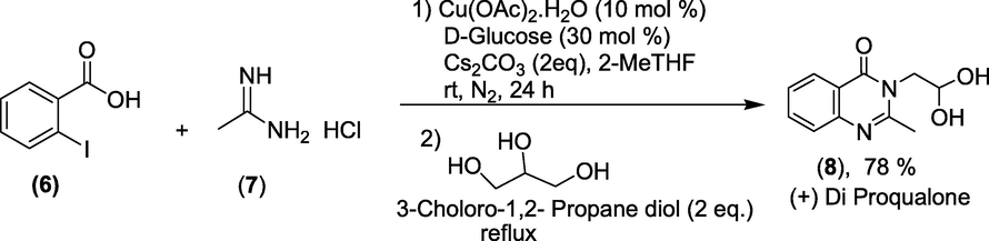 Phosphoric acid mediated synthesis of Methaqualone.