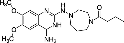 Structure of Bunazosin.