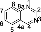 Structure of quinazoline.