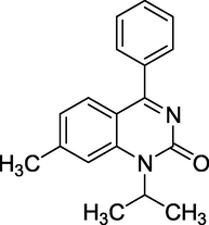 Structure of Proquazone.