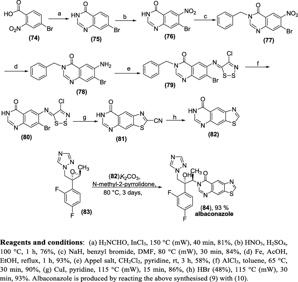 Synthesis of Albaconazole.