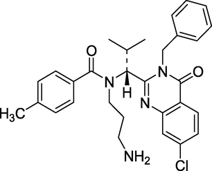 Structure of Ispinesib.