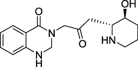 Structure of Febrifugine.