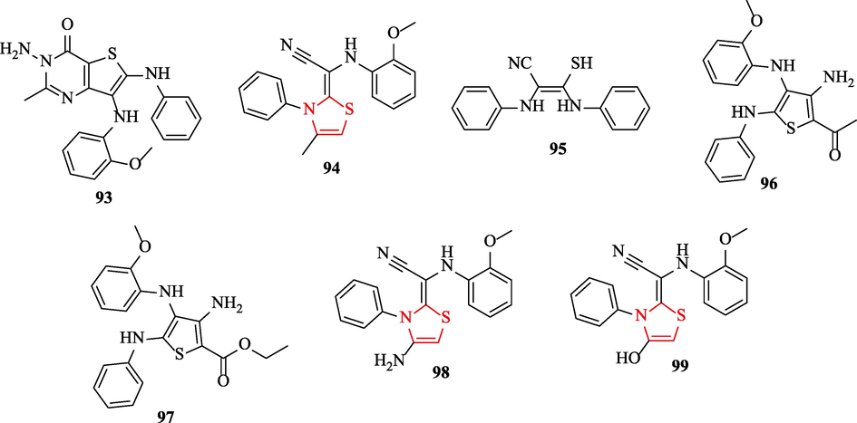 Chemical structures 93–99 (Othman et al., 2022)