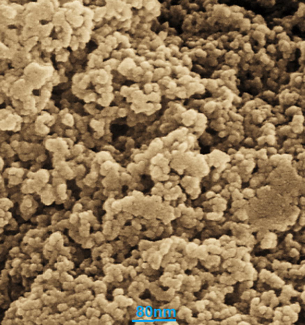 FE-SEM images of Cu nanoparticles.