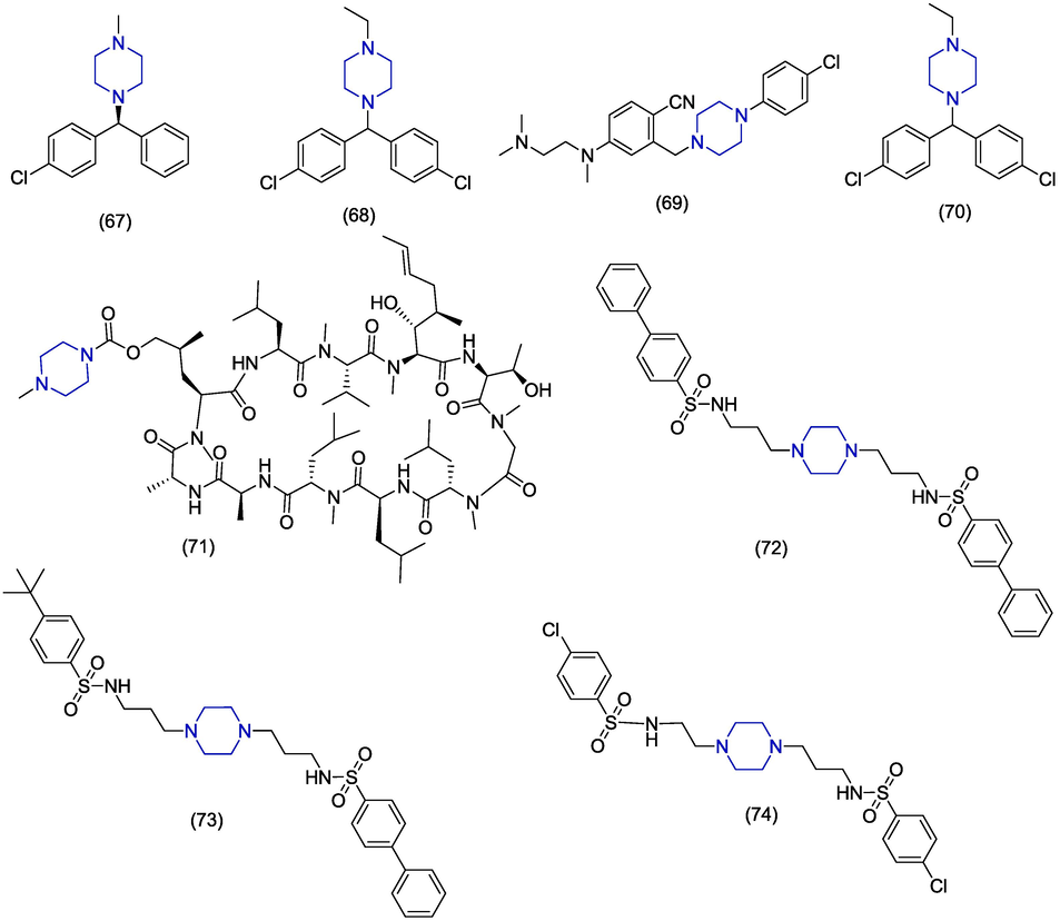 Piperazine derivatives having anti-HCV activity.