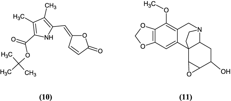 The structure of pyrrole-2 carboxylate (10) and epicrinamidine (11).