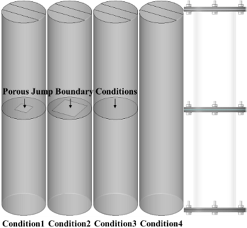 Physical model and multi-space region simplification.