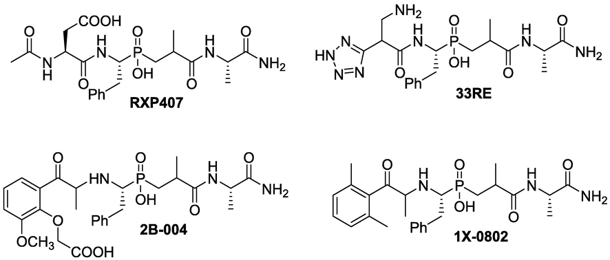 Well-known ACE inhibitors.