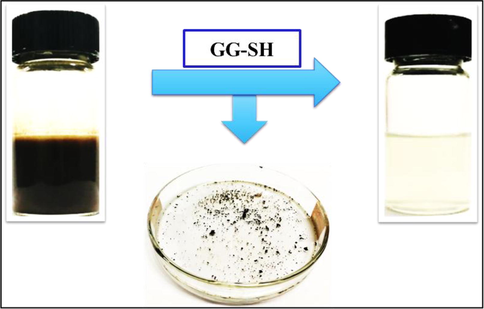 Oil removal performance of GG-SH.