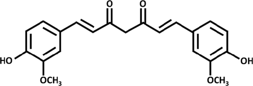 Chemical structure of curcumin.