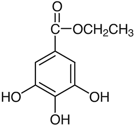 Ethyl gallate structure.