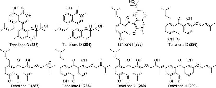 Diphenyl ketone derivatives isolated from fungi of the genus Diaporthe (Phomopsis) (283–290).