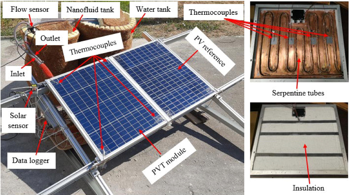 A sight of the experimental setup.