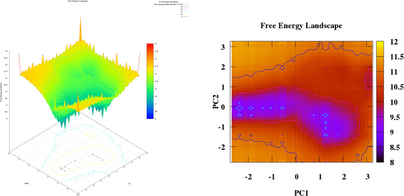 Plots pca and fel for doxorubicin.