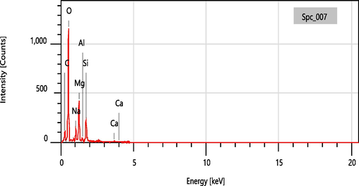 EDX of membrane.