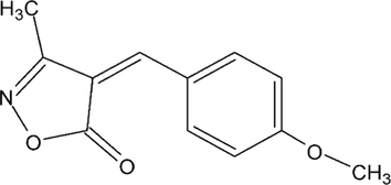 3-methyl-4-benzylidieneisoxazol-5-one.