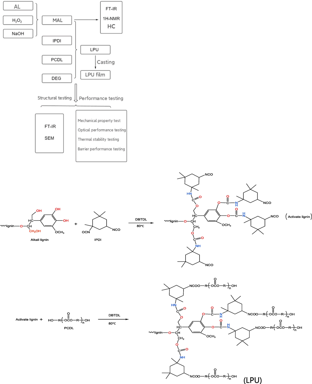 Experimental flowchart and LPU synthesis roadmap.