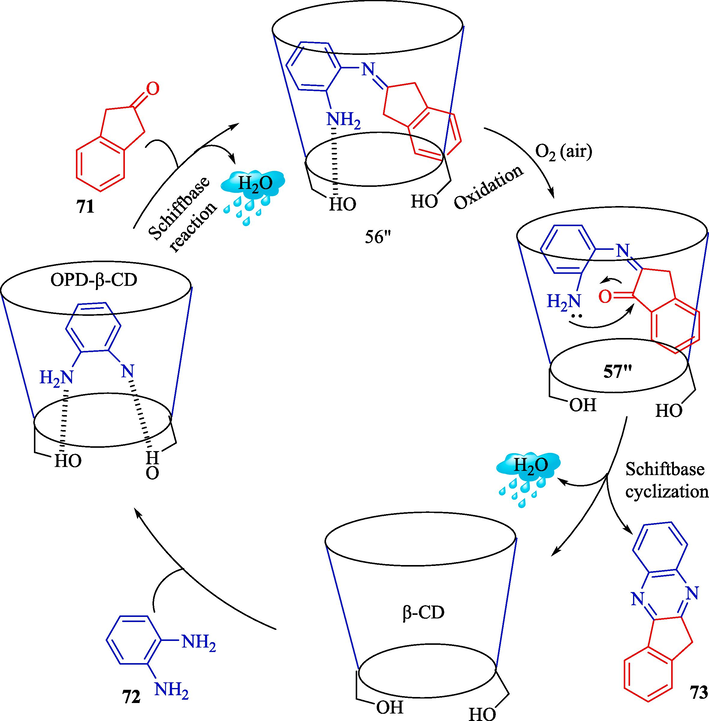 A possible mechanism for the reaction.