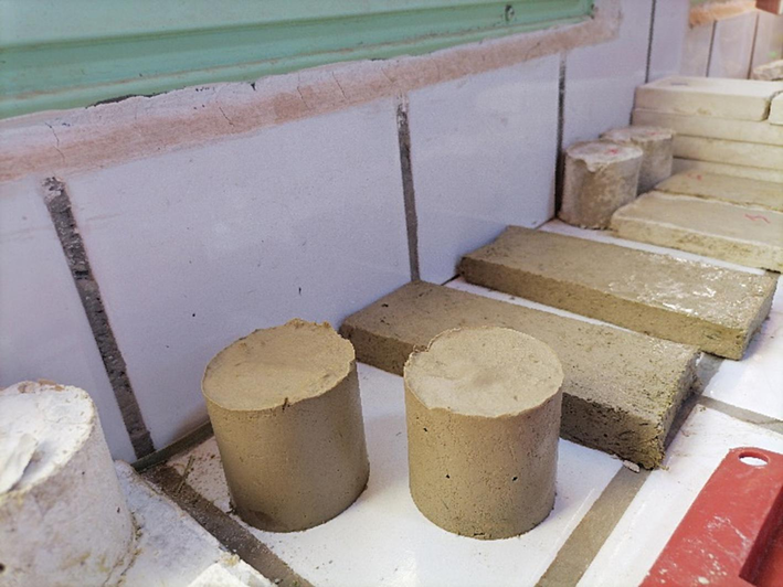 Appearance of specimens after demoulding.