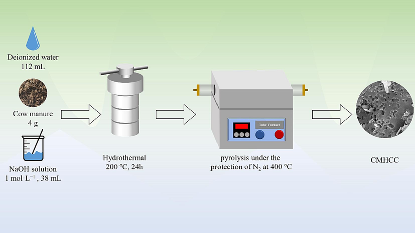 The preparation process of CMHCC.
