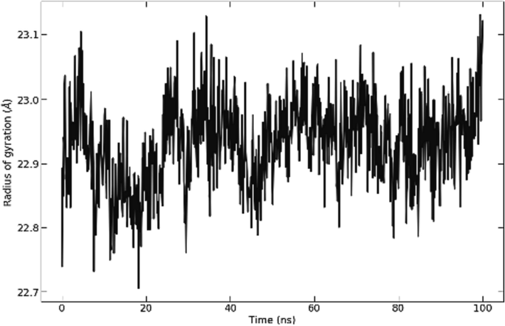 Radius of gyration of S_allyl_cysteine molecule.