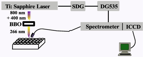 Experiment setup of nanosecond time-resolved transient PL (NTRT-PL) measurements.