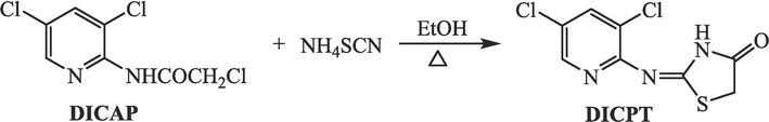 Synthesis of DICPT.