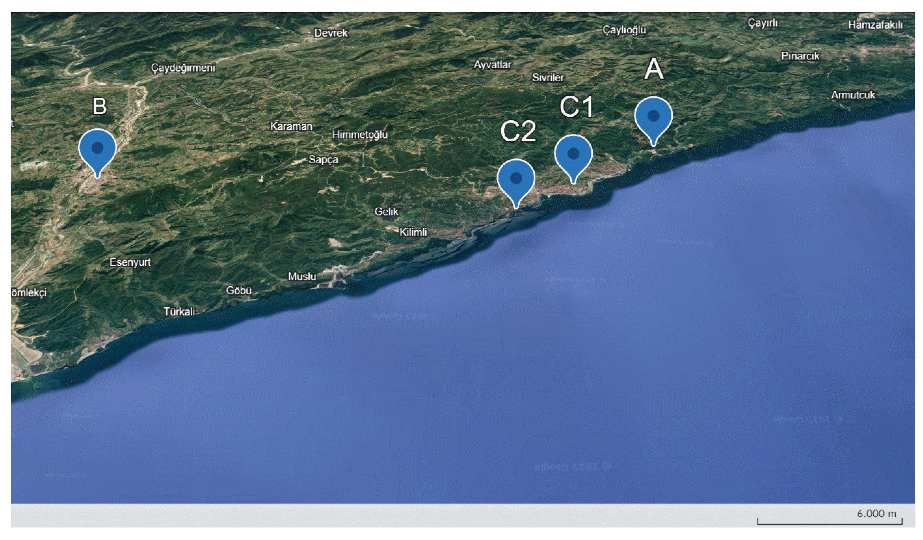 Location map of the sampling area [21].